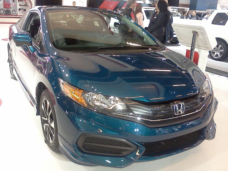 Honda Civic Coupe C Safest Small Cars 2017 IIHS Pick