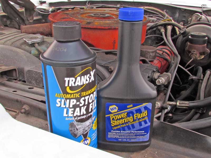 It is a good idee to flush out the power steering pump and gearbox every couple of years to clear out contaminants.