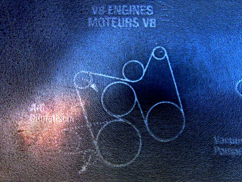 This is a factory routing sticker on a 2002 Chevy 2500HD truck.