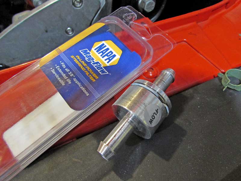 Purchase an inline filter with your new rack to protect all of the components from debris damage.