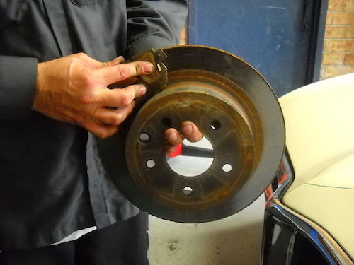 Replacing a brake pad can eliminate a burning smell.